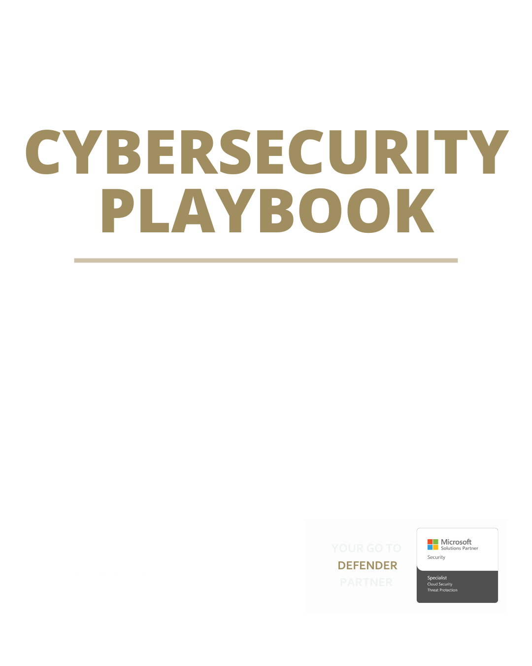 The 2023 Cybersecurity Playbook